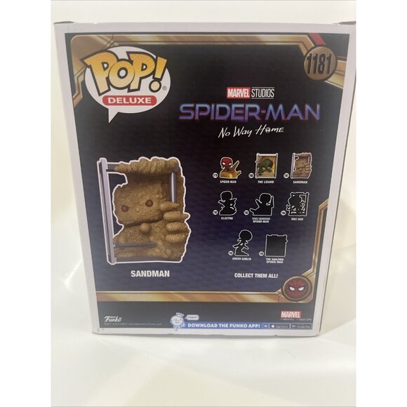 Funko POP Deluxe: SANDMAN #1181 Spider-Man No Way Home 2023 Target Con Exclusive - Picture 3 of 7